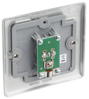BG NBS60 Nexus Metal Brushed Steel Single Socket for Tv or FM Co-Axial Aerial Connection