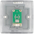 BG NBS60 Nexus Metal Brushed Steel Single Socket for Tv or FM Co-Axial Aerial Connection