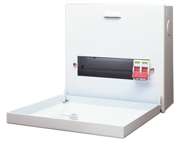 Wylex NHSPN0081 8-Way 125A Surface 1P+N Distribution Board c-w Switch Disconnector - Wylex - Falcon Electrical UK