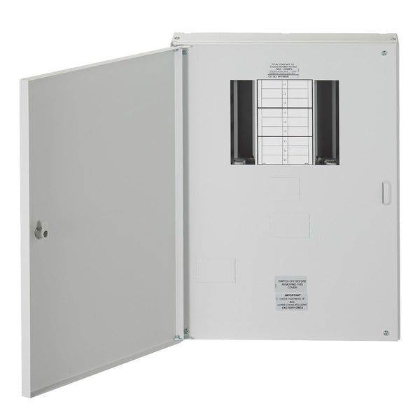 Wylex NHTN6MR 6-Way 125A Surface 3P+N Distribution Board - Wylex - Falcon Electrical UK