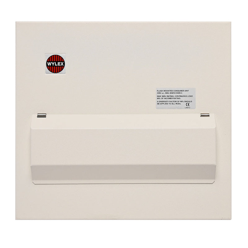 Wylex NM13FLA Consumer Unit Flush Lid Assembly, 13 Module