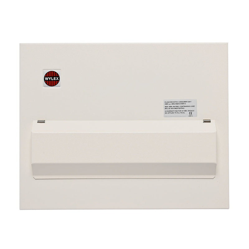 Wylex NM16FLA Consumer Unit Flush Lid Assembly, 16 Module - Wylex - Falcon Electrical UK