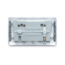 BG NPC22U3W Nexus Metal Polished Chrome 2x Swi. 13A Power Skt w- Usb Charging - 2X Usb Skts (3.1A) - BG - Falcon Electrical UK