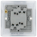 BG NPC42 Nexus Metal Polished Chrome Double Switch, 10Ax 2 Way - BG - Falcon Electrical UK