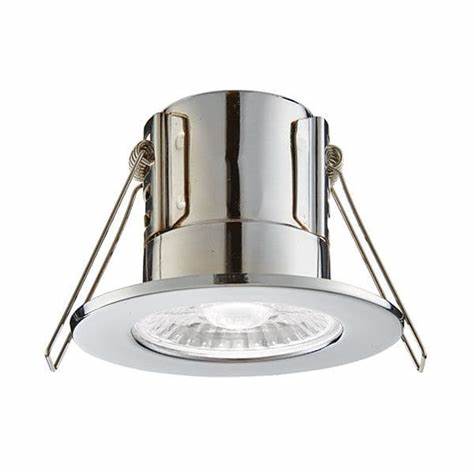 Saxby 74032 ShieldECO 500 IP65 4W Cool White, Chrome plate - Saxby - Falcon Electrical UK