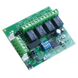 C-Tec Z11 ZFP 4 Way Relay PCB (half size) - CTEC - Falcon Electrical UK