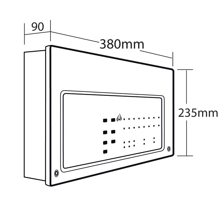 C-TEC CFP704-2 CFP AlarmSense 4 Zone Two-Wire Fire Alarm Panel - CTEC - Falcon Electrical UK