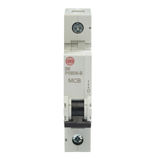 Wylex Legacy PSB06-B 6A, B-Type Single Pole MCB - Wylex - Falcon Electrical UK