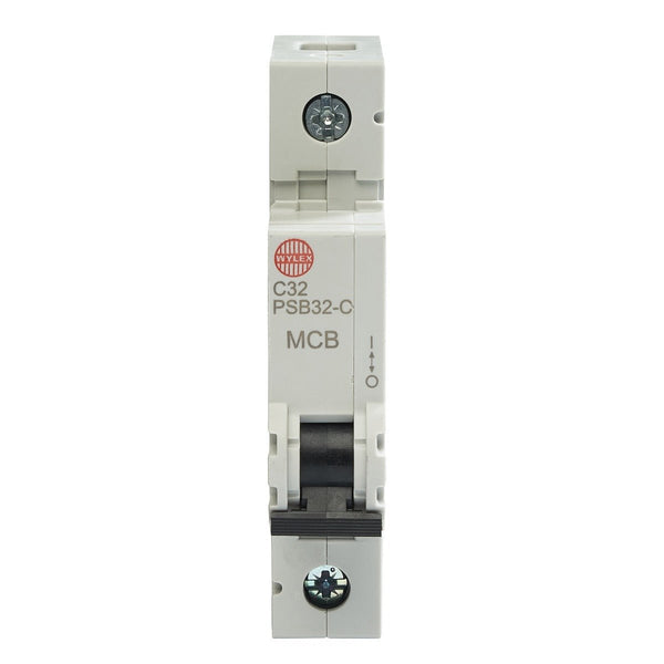 Wylex Legacy PSB32-C 32A, C-Type Single Pole MCB - Wylex - Falcon Electrical UK