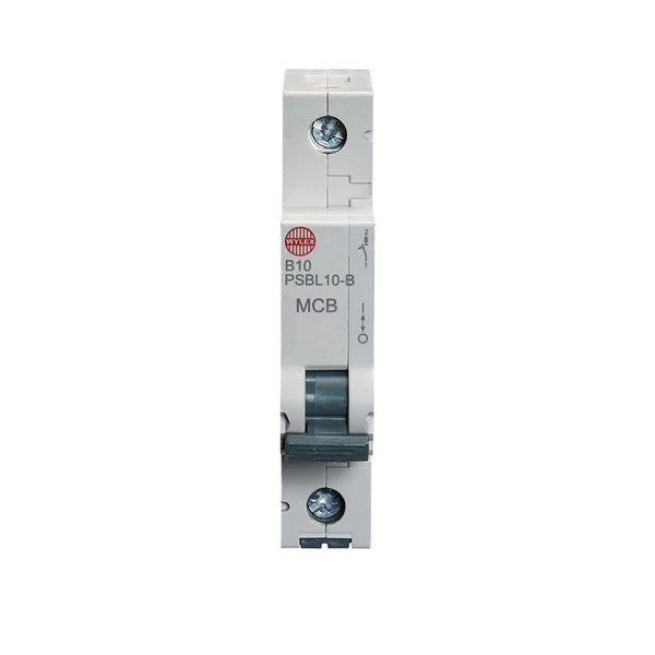 Wylex PSBL10-B 10A, B-Type Single Pole MCB - Wylex - Falcon Electrical UK