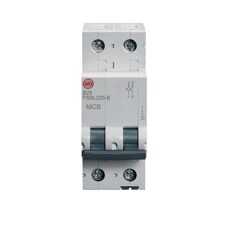 Wylex PSBL225-B 25A, B-Type, Double Pole MCB - Wylex - Falcon Electrical UK