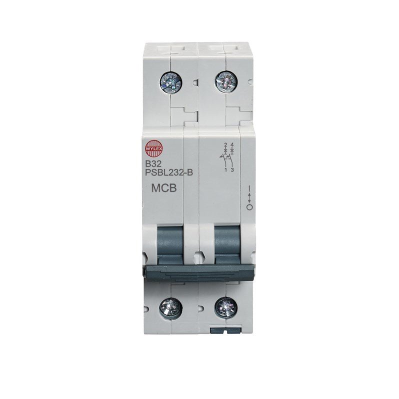 Wylex PSBL232-B 32A, B-Type, Double Pole MCB - Wylex - Falcon Electrical UK