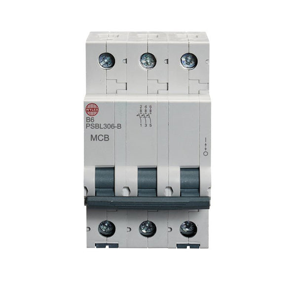 Wylex PSBL306-B 6A, B-Type Triple Pole MCB - Wylex - Falcon Electrical UK