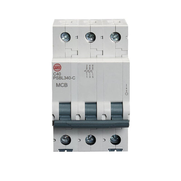 Wylex PSBL340-C 40A, C-Type Triple Pole MCB - Wylex - Falcon Electrical UK