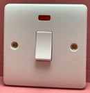 Quadrant Curveline 20A DP Switch with Neon - QC324 - Quadrant - Falcon Electrical UK