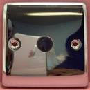 Quadrant Decor 20A Connection Plate with Polished Chrome Finish - QD-8220-PC-B - Quadrant - Falcon Electrical UK