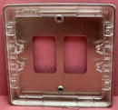Quadrant Decor 2 Gang Front Plate in Satin Chrome - QD-G2-SC-B - Quadrant - Falcon Electrical UK