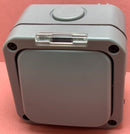 Quadrant Weatherproof 1 Gang 2-Way Switch IP65 Rating - QD-IP65R21 - Quadrant - Falcon Electrical UK