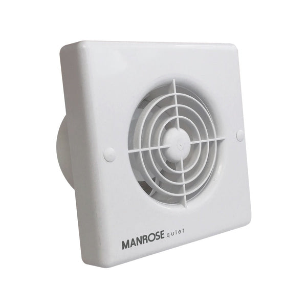 Manrose QF100SX5 - Quiet Fan - 100mm bathroom fan - IPX5 - Manrose - Falcon Electrical UK