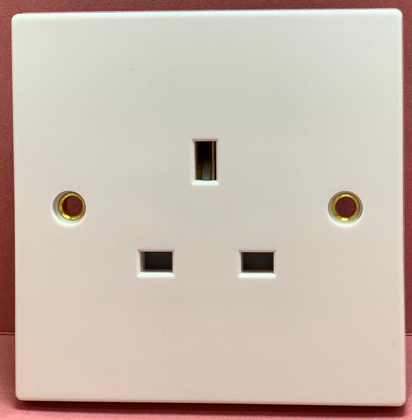 Quadrant XL Single Unswitched Socket 13A - QXL403 - Quadrant - Falcon Electrical UK