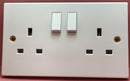 Quadrant XL Twin Switched Socket SP 13A - QXL406