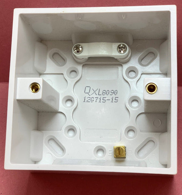 Quadrant XL 35mm Single Pattress Box - QXL807 - Quadrant - Falcon Electrical UK