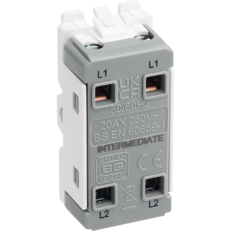 BG RBN13 Black Nickel Intermediate Module - BG - Falcon Electrical UK