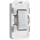 BG RBN15 Nexus Black Nickel Grid 10A 3 Pole Fan Switch - BG - Falcon Electrical UK