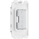 BG RBSFUSE Nexus Brushed Steel Grid Fuse Hld 13A Fused - BG - Falcon Electrical UK