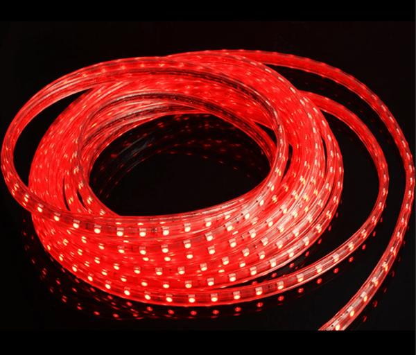 Waterproof LED Strip Red, 5M, 60LED-M (RED12V-3528-300-5M) - Vistalux - Falcon Electrical UK