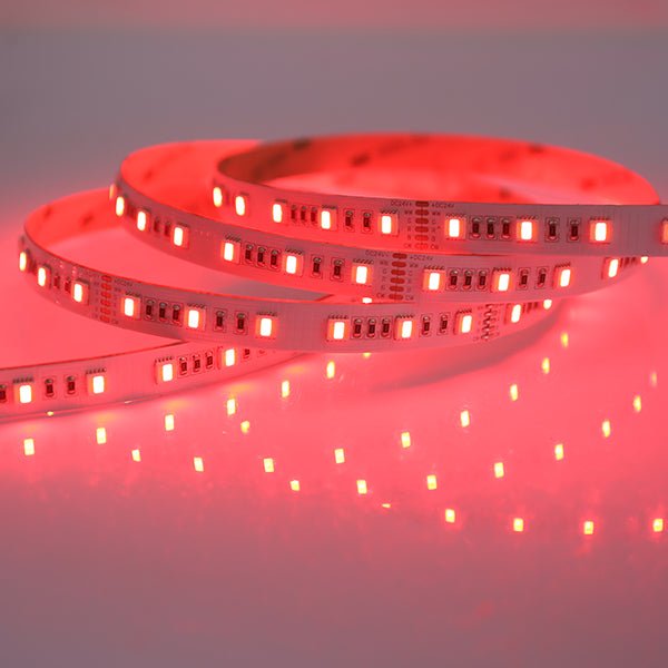 Multi-colour (RGB) + CCT LED Strip, 5M, 60LED-M (RGB+CCT-5050-300-5M) - Vistalux - Falcon Electrical UK