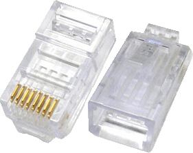 Mixed RJ45CRIMP RJ45 crimps for use with CAT5(Pack of 10) - Mixed - Falcon Electrical UK