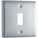 BG RNPC1 Nexus Polished Chrome 1-Module Front Plate - BG - Falcon Electrical UK