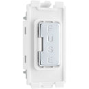 BG RPCFUSE Nexus Polished Chrome Grid Fuse Hld 13A Fused - BG - Falcon Electrical UK
