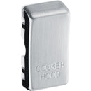BG RRCHBS Nexus Brushed Steel Grid Switch Cover "COOKER HOOD" - BG - Falcon Electrical UK
