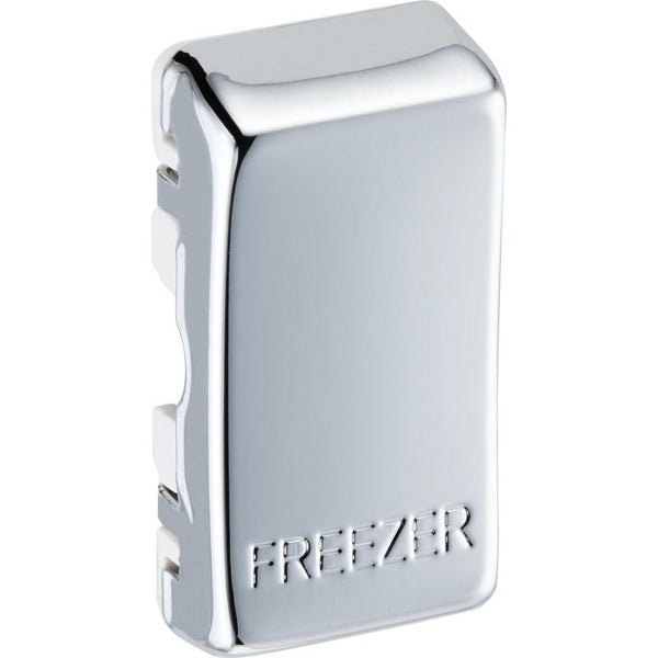 BG RRFZPC Nexus Polished Chrome Grid Switch Cover "FREEZER" - BG - Falcon Electrical UK