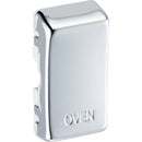 BG RROVPC Nexus Polished Chrome Grid Switch Cover "OVEN" - BG - Falcon Electrical UK
