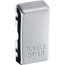 BG RRTDBS Nexus Brushed Steel Grid Switch Cover "TUMBLE DRYER" - BG - Falcon Electrical UK