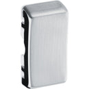 BG RRUPBS Nexus Brushed Steel Grid Switch Cover PLAIN - BG - Falcon Electrical UK