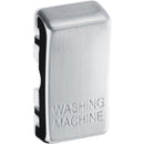 BG RRWMBS Nexus Brushed Steel Grid Switch Cover "WASHING MC" - BG - Falcon Electrical UK