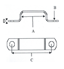RSFJ342 18.0mm Fire-proof Cable "Saddle-Clip", Red, White & Black (Box of 50) - Mixed Supply - Falcon Electrical UK