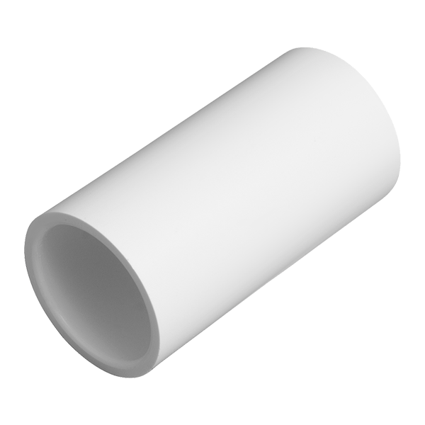 SC20WH 20mm White PVC Straight Coupler - Mixed Supply - Falcon Electrical UK