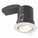 Saxby ShieldPLUS Tilt Downlight, Matt White (61060) - Saxby - Falcon Electrical UK