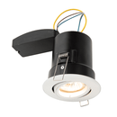 Saxby ShieldPLUS Tilt Downlight, Matt White (61060) - Saxby - Falcon Electrical UK