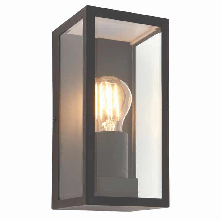 Saxby 78757 Breton wall Black IP44 28W - Saxby - Falcon Electrical UK