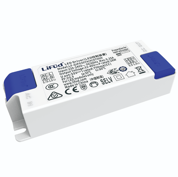 Saxby 92723 LED Driver Constant Current Dimmable 28W 550-600-650-700mA selectable - Saxby - Falcon Electrical UK