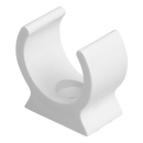 SCS25WH 25mm Spring Clip Saddle - White - Mixed Supply - Falcon Electrical UK