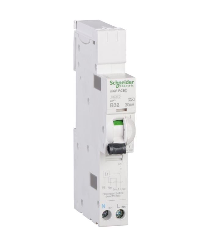 Schneider Electric SEE132B03 32A, B Curve RCBO for LoadCentre KQ Distribution Board - Schneider Electric - Falcon Electrical UK