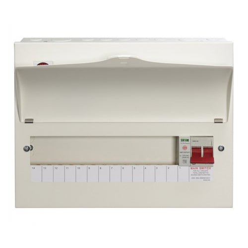 Wylex NM1306LS 13-Way Consumer Unit With 100A Main Switch and SPD - Wylex - Falcon Electrical UK
