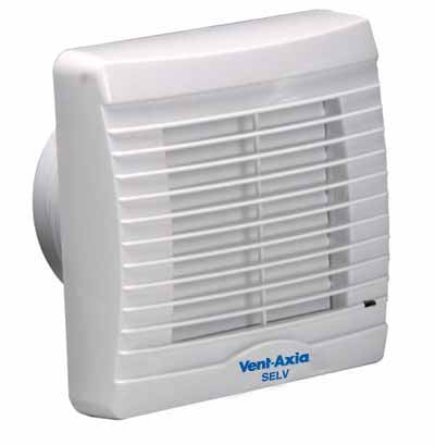 Vent-Axia VA100SVXH12 Safety Extra Low Voltage Fan (Shutter-Pullcord)
